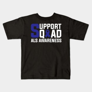 Als Awareness Support Squad Kids T-Shirt